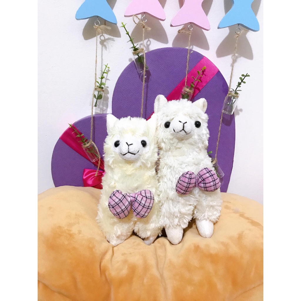 Cặp thú nhồi bông cừu Alpaca