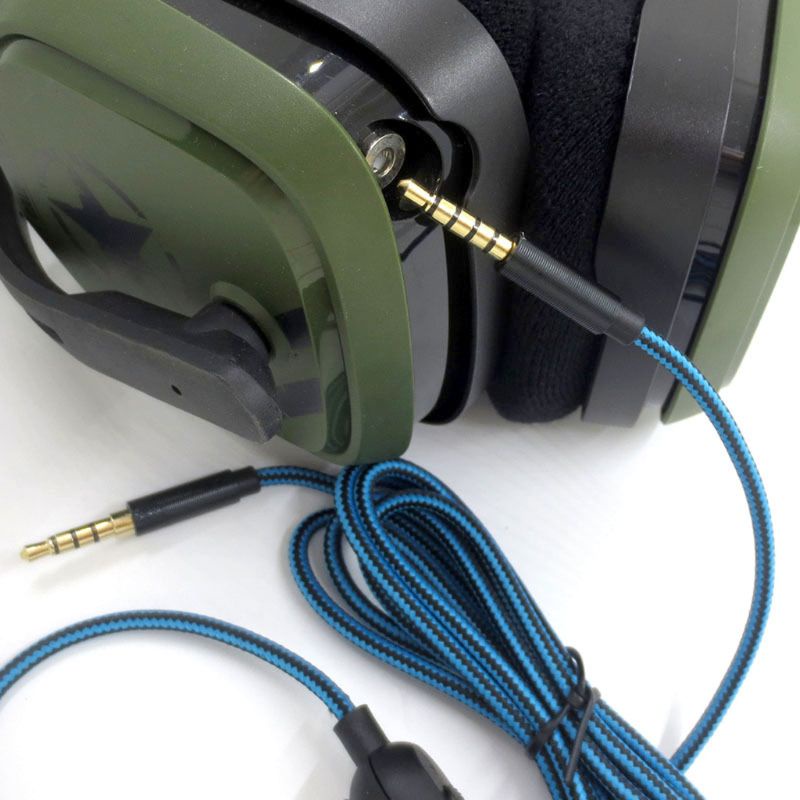 Dây cáp âm thanh tai nghe cho Lo-gitech Astro A10 A40 A30