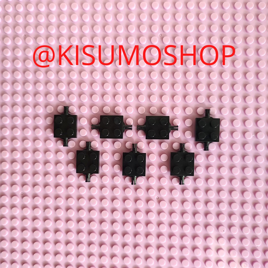 đồ chơi giáo dục lắp ráp logo moc combo 2 trục bánh xe 2x2 f27