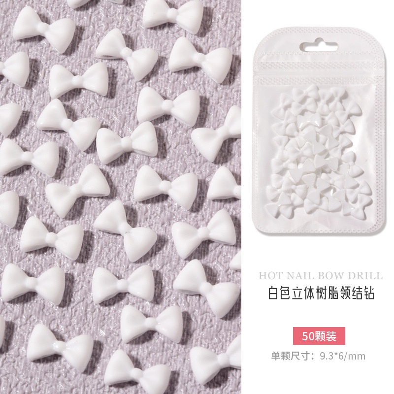 Set 50 nơ 3D UR SUGAR trang trí móng tay nghệ thuật