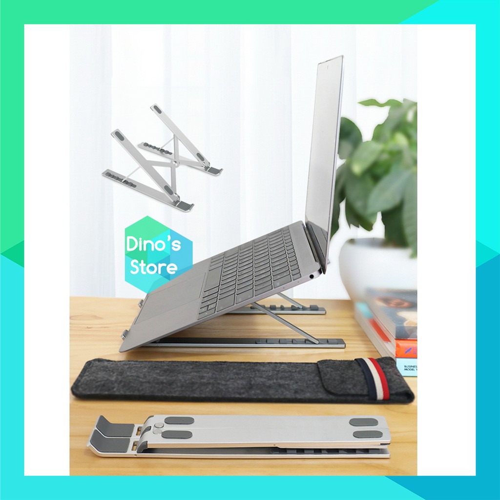 Laptop Stand - Giá đỡ LAPTOP - Giá kê MACBOOK máy tính bảng giá đỡ MÁY TÍNH hợp kim nhôm cao cấp điều chỉnh độ cao