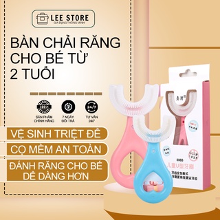 Bàn chải chữ u cho bé từ 2 tuổi bàn chải cho bé cầm tay ,  vệ sinh răng miệng ngừa sâu răng
