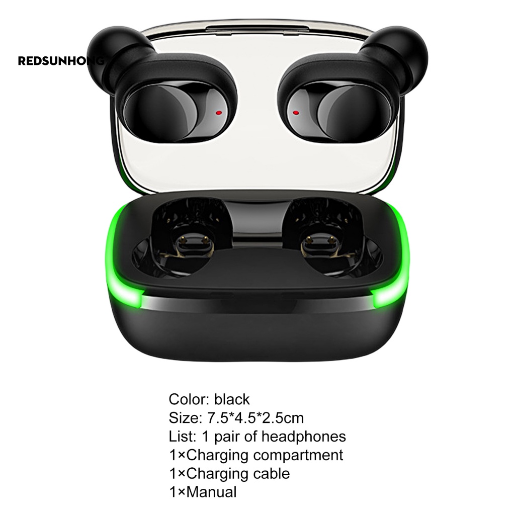 Tai Nghe Thể Thao Không Dây Bluetooth 5.1 Có Đèn Thoáng Khí