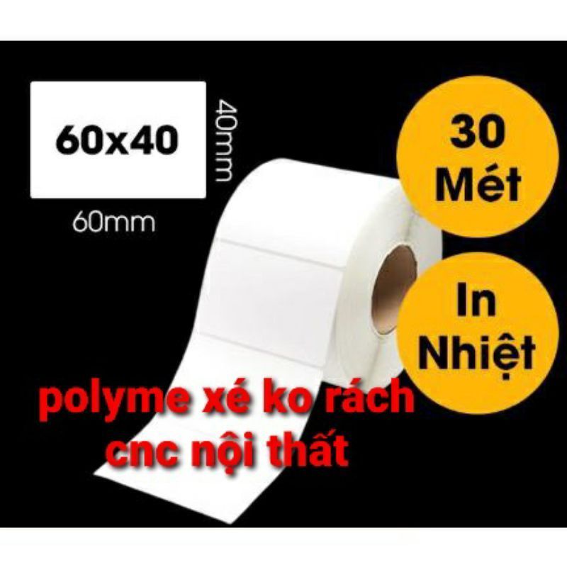 Giấy in tem PVC polyme CNC nội thất 60*40 hàng đẹp