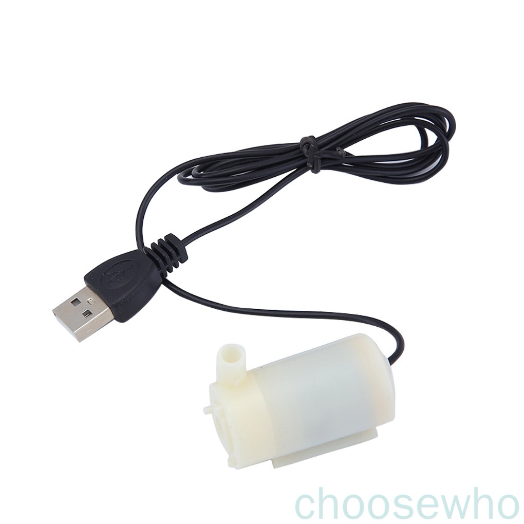 Máy bơm nước mini DC 5V 2-3L/Min sạc USB cho bể cá chất lượng cao