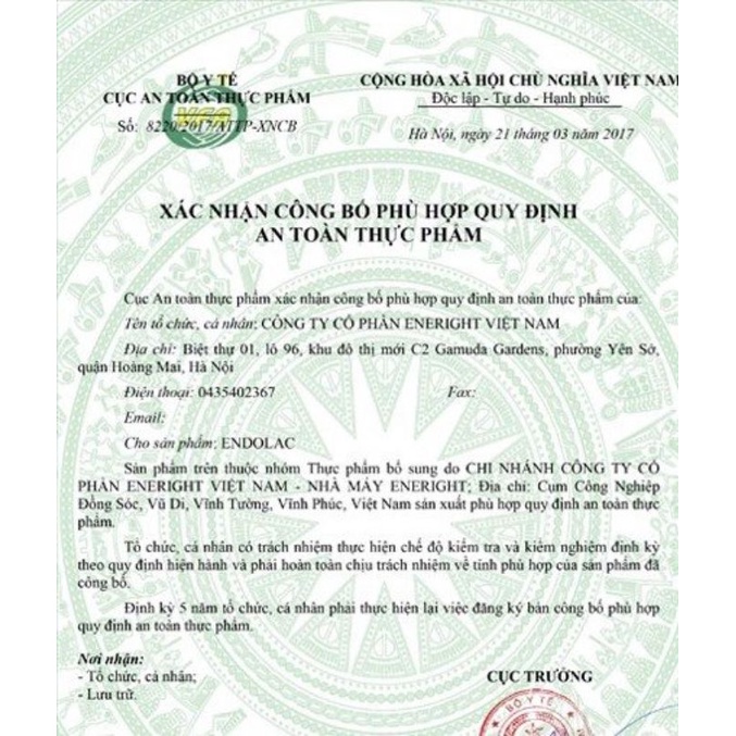 Sữa bột Endolac Baby 400-900g