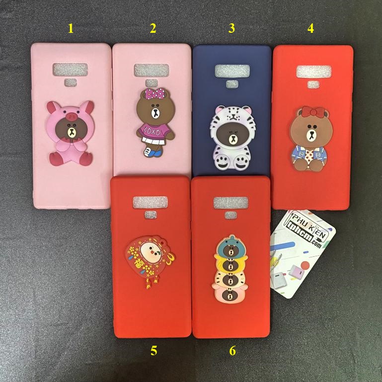 Ốp lưng Samsung Note 9 hình Gấu Nâu