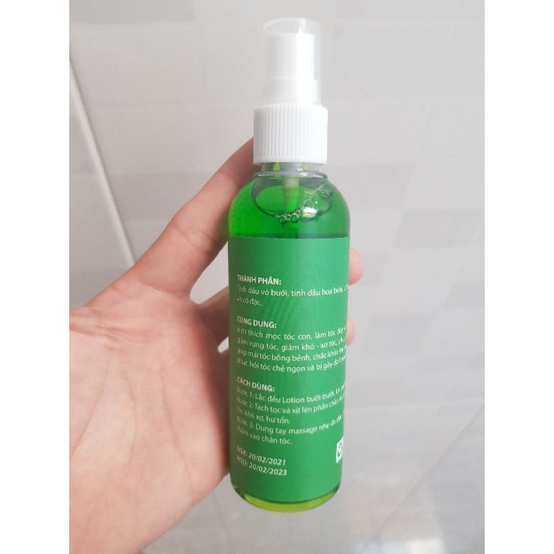Xịt mọc tóc Bưởi Xanh 100ml