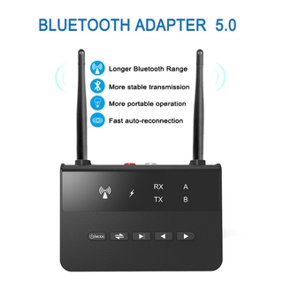 Bluetooth 5.0 Transmitter Receiver CSR Wireless aptX LL Low Latency RCA AUX
