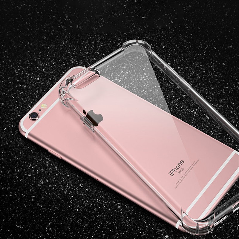 Ốp lưng nhựa mềm trong suốt cho iPhone X 4 5 5S SE 6 6S 7 8 Plus iPhone 11 12 Pro Max 12Mini