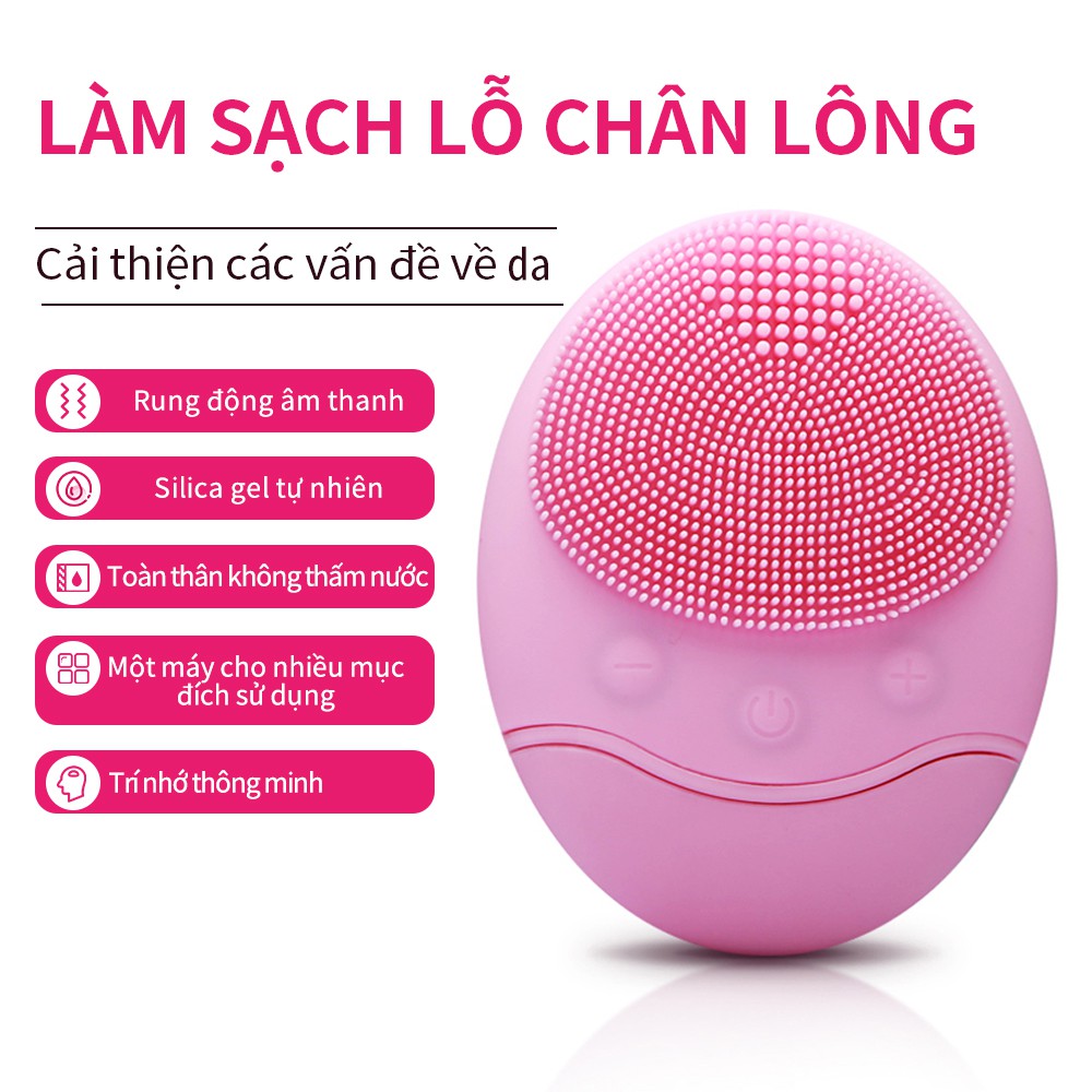 [Mã FMCGMALL - 8% đơn 250K] Máy chà tẩy da điện tử Cofoe có đầu chà bằng Silicone giúp tẩy da chết hiệu quả