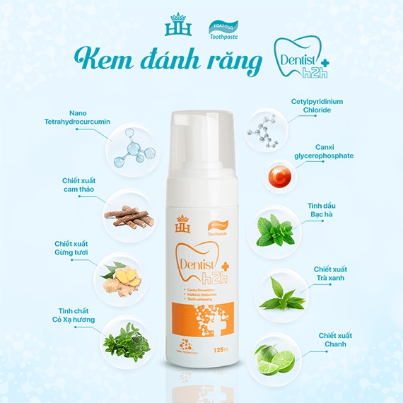 Hoàng Hường -DENTIST H2H-Ngăn Ngừa Sâu Răng, Làm Trắng Răng, Giảm Chứng Hôi Miệng