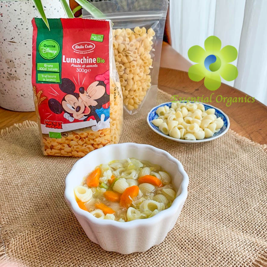 Nui Sò Hữu Cơ Cho Bé Ăn Dặm Dalla Costa Organic Disney LumaChine Bio 300gr - Ý