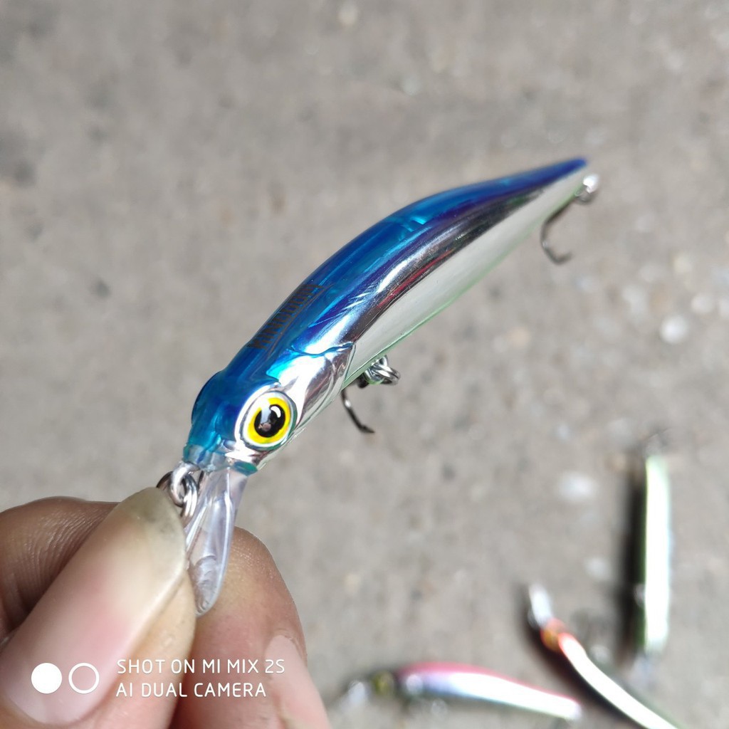Cần câu cá ❤️FREE SHIP❤️ MG5 - Mồi giả câu chẽm Minnow Kingdom 9506 dài 8cm Lưỡi bkk số 8 - Phụ kiện đồ câu cá chính hãn