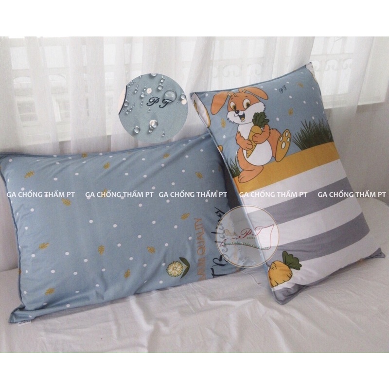 Ga chống thấm PT 100% cotton thỏ cam