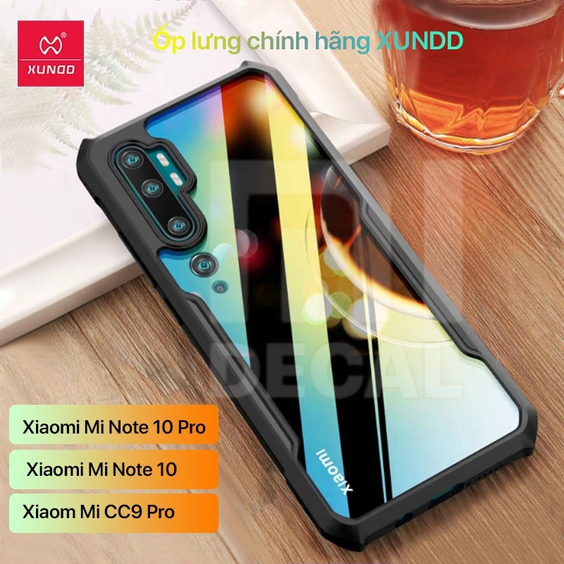 Xiaomi CC9 Pro / Mi Note 10 / Mi Note 10 Pro / Mi Note 10 lite - Ốp lưng chống sốc Xundd giúp bảo vệ máy tối đa