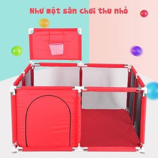 Nhà bóng cho bé, Quây bóng lều chơi bóng cho bé khung inox hình vuông.