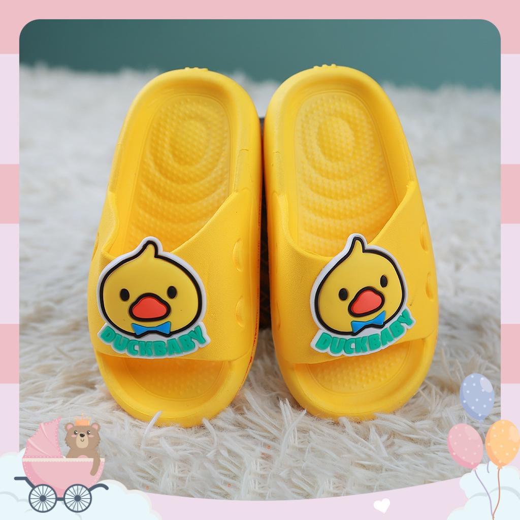 Dép Cho Bé Trai Bé Gái Hình Vịt Đáng Yêu Phù Hợp Trẻ 2=>14 Tuổi