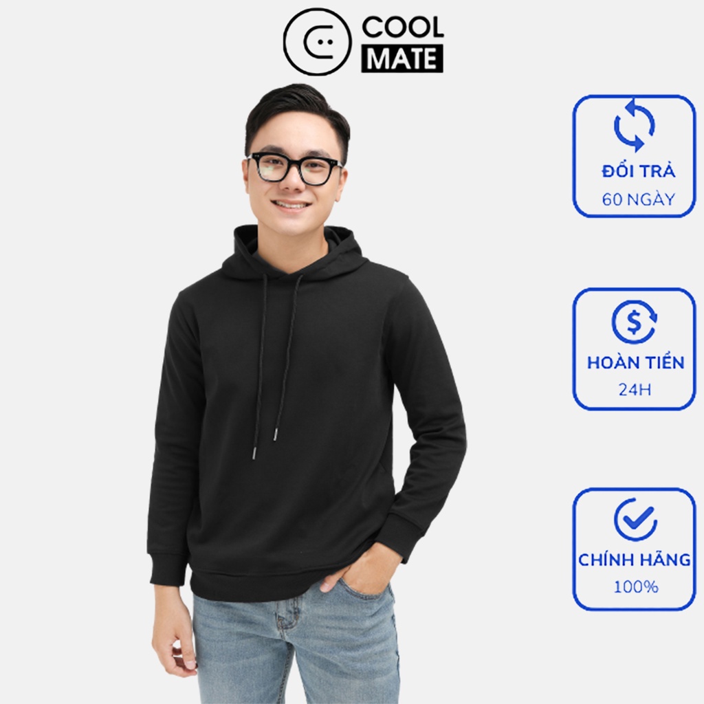 Áo Hoodie nam có mũ trùm Classic thương hiệu Coolmate | BigBuy360 - bigbuy360.vn