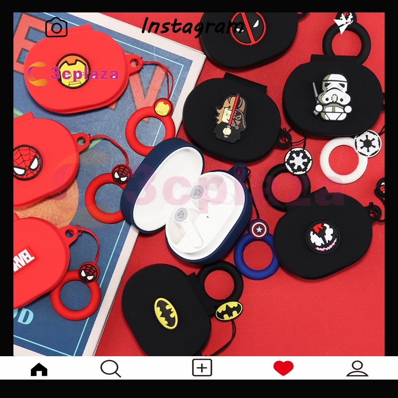 🌟3c🌟NTQ02 SoundPEATS Q case  Silicone Protective Case for  SoundPEATS Q