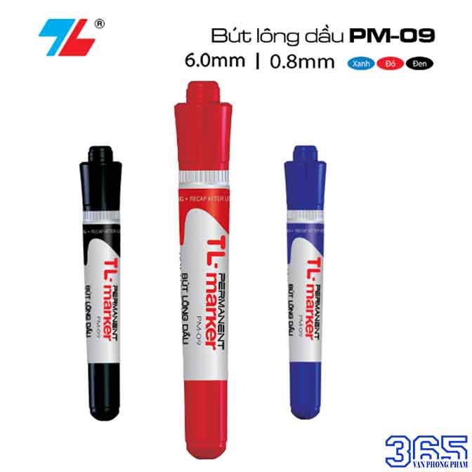 Bút lông dầu Thiên Long PM - 09 - bút dạ dầu - không xóa được - 1 chiếc