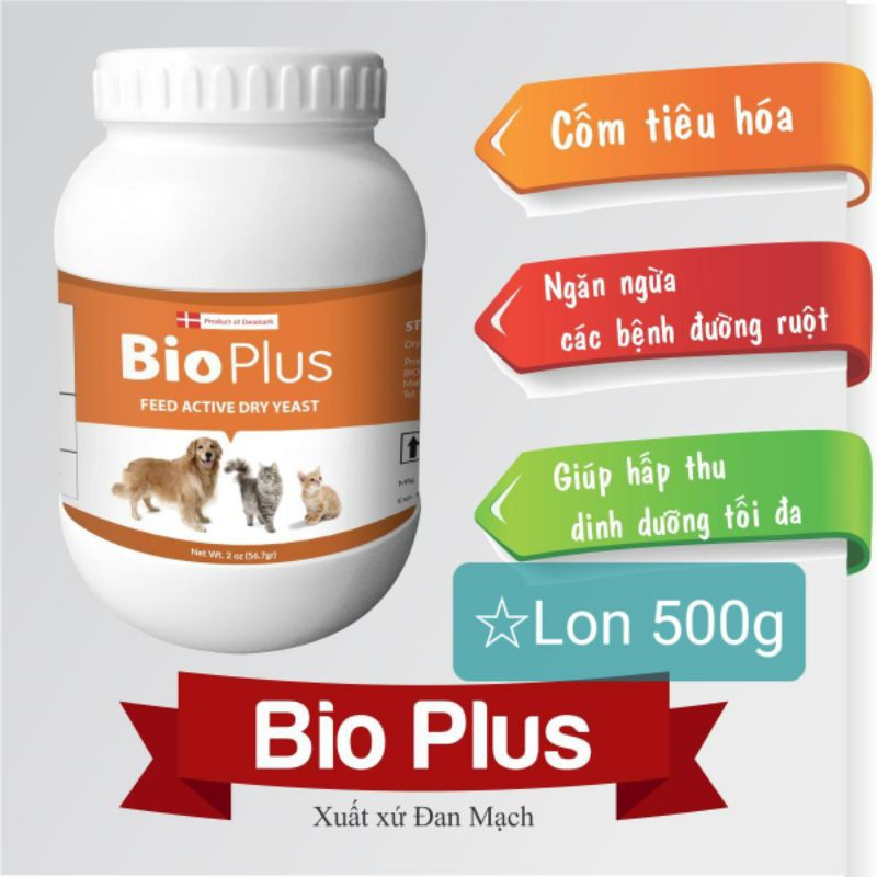 Cốm Tiêu Hóa Cho Chó Mèo–Ngăn Ngừa Các Bệnh Đường Ruột#Bio Plus 500g