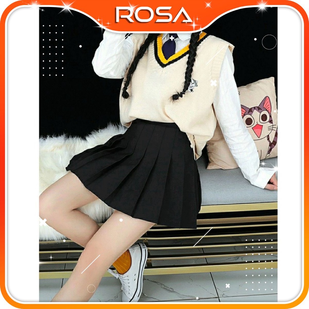 Chân Váy Xếp Ly Dáng Tennis Chữ A Dáng Ngắn Thiết Kế Siêu Xinh Hot Hit ROSA | BigBuy360 - bigbuy360.vn