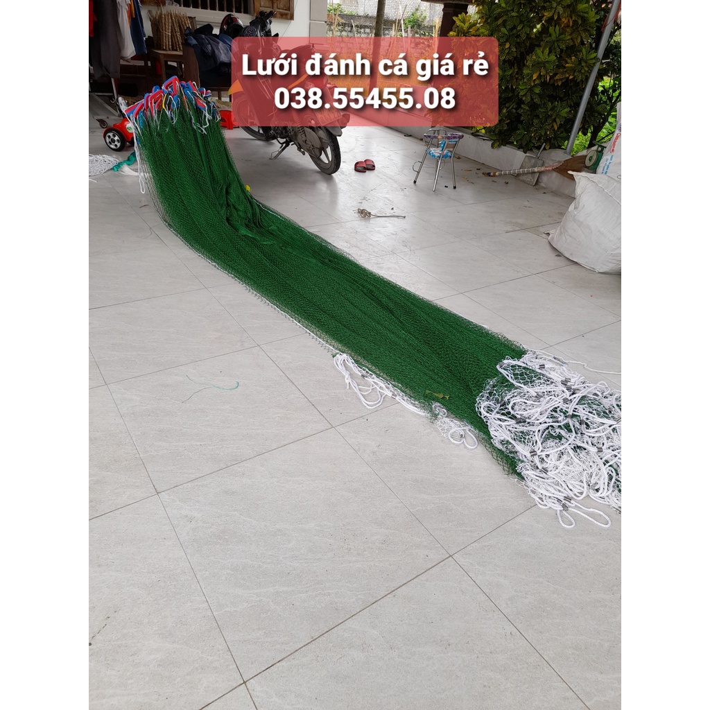 Lưới vét cá, lưới kéo cá ao hồ bằng dù thương hiệu Hiền Soa dài 10m, 20m, 25m, 30m siêu bền  LKDU