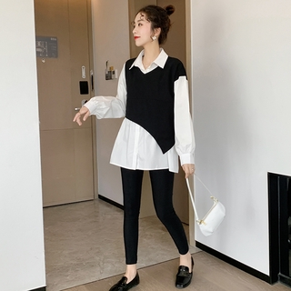 Set đồ 2 món thời trang mùa thu cho mẹ bầu
