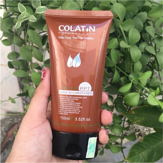 KEM DƯỠNG TÓC PHỤC HỒI SIÊU MƯỢT COLATIN PPT KERATIN 100ML