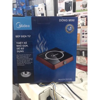 🦋Bếp Từ Đơn Mini Midea  MI-K1923B Tặng Kèm Nồi và  Midea  MI-K1917EF Chính Hãng Bh Toàn Quốc 12 T