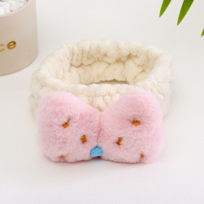 Brroa Băng Đô Vải Lông Cừu San Hô Mềm Mại Dạng Nén Dùng Khi Tắm Rửa Mặt