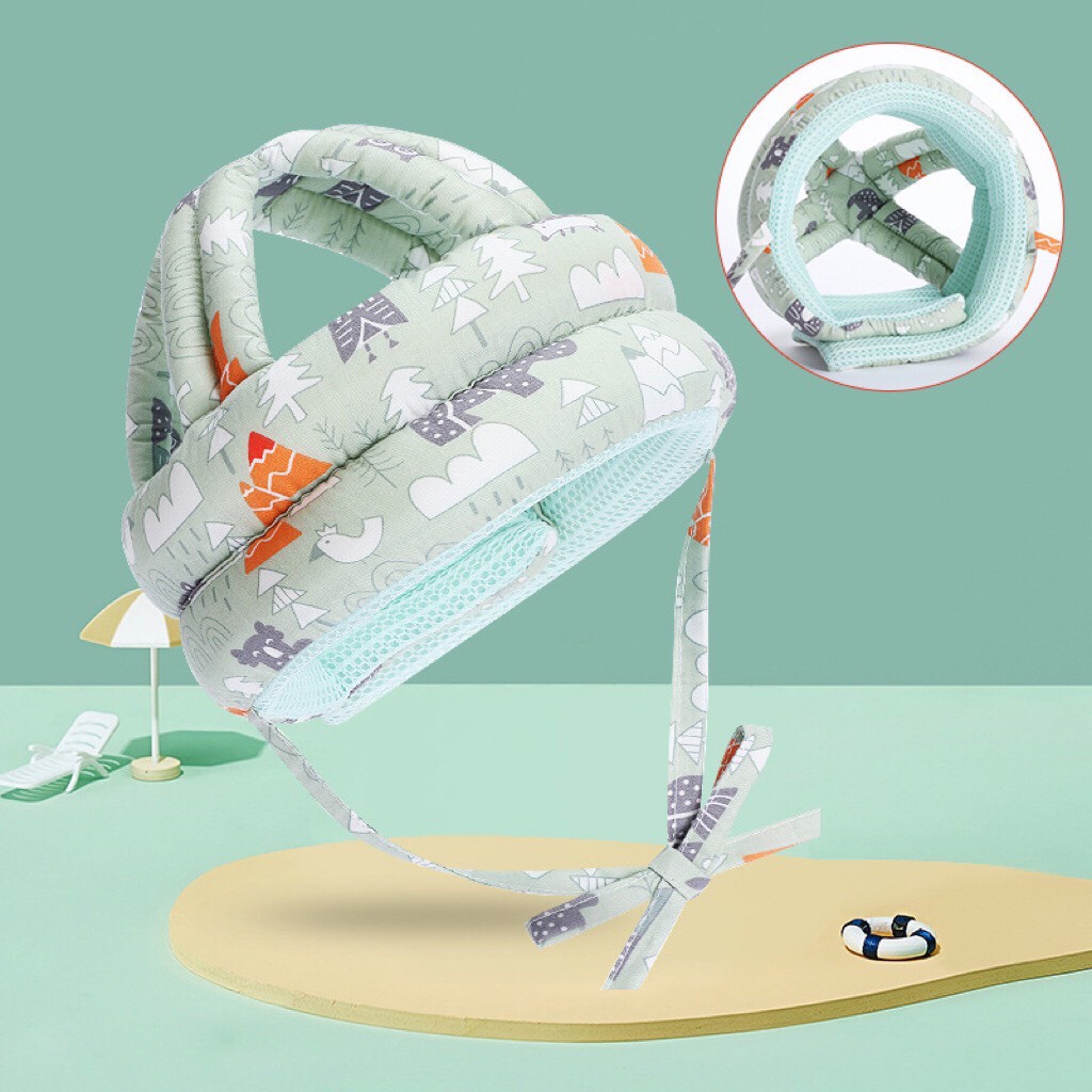 Mũ bảo hiểm bảo vệ đầu cho bé tập đi chống va đập mạnh cho trẻ từ 5-36 tháng tuổi