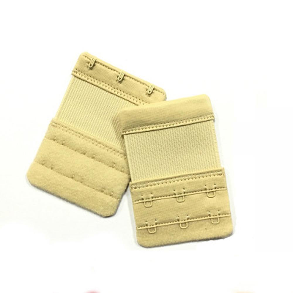 Set 2 / 3 Móc Nối Dài Áo Ngực 3 Hàng Móc Bằng Nylon Thoải Mái