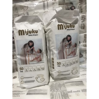 Combo 2 bịch 100 miếng bỉm/tã quần cao cấp Mijuku đủ size M, L, XL, XXL