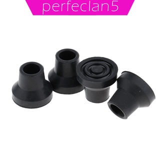 Set 5 Miếng Đệm Cao Su Chống Trượt Màu Đen 16mm Cho Gậy Đi Bộ