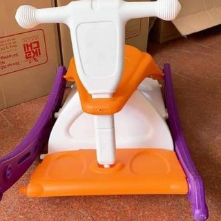 Ghế ăn dặm,bập bênh 2in1