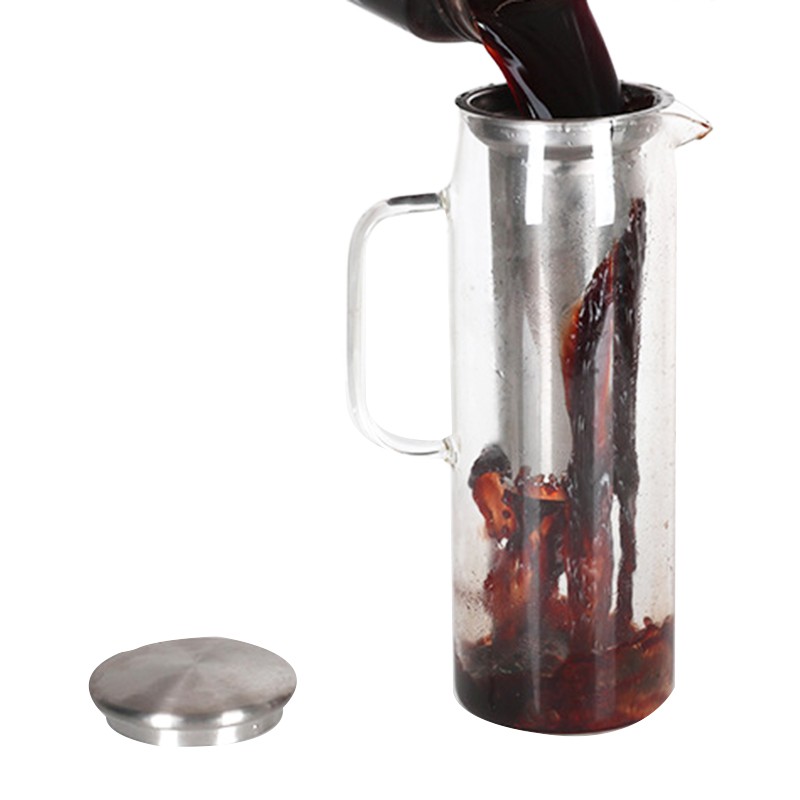 Cold Brew Coffee Maker, 1 Quart,32 Oz Iced Coffee Maker, Iced Tea Maker, Airtight Cold Brew Pitcher, Coffee Accessories, Cold Brew System, Cold Tea Brewing, Coffee Gift