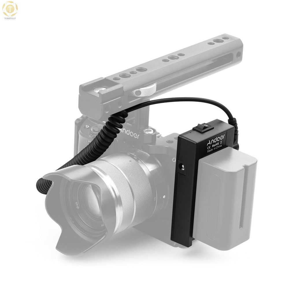 ANDOER NIKON Đế Gắn Pin Máy Ảnh 12 Giờ Np-F970 F750 / D5200 / Hpix P7000 / P7100 / P7700 / P7800