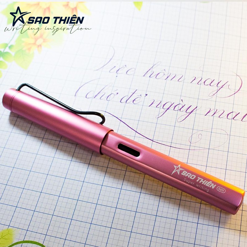 Bút Mực Sao Thiên S011 Kim Tinh Êm Trơn Viết Bài, Bút Học Sinh
