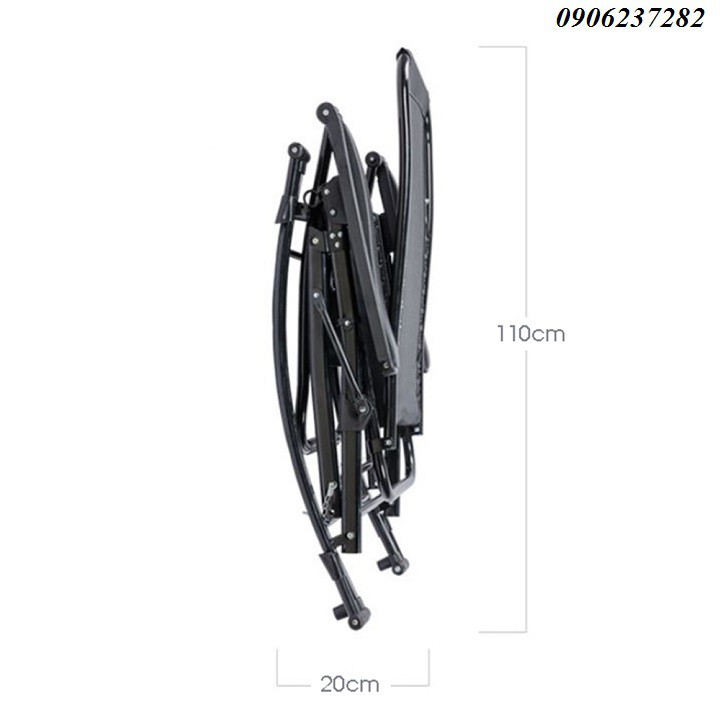 Ghế xếp bập bênh J322 ngồi đọc sách, thư giãn - ghế bập bênh ngồi ban công gấp gọn - ghế thư giãn xếp gọn