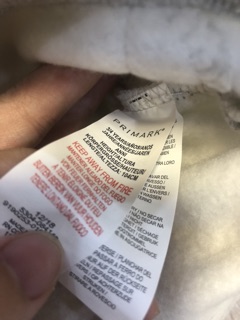 Áo khoác nỉ primark bé trai