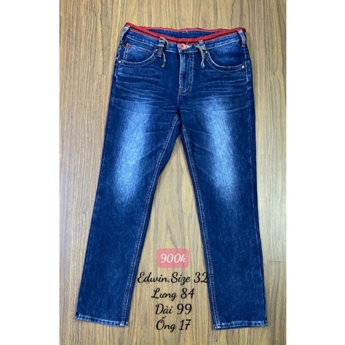 Quần si tuyển jean nam EDWIN, màu đẹp