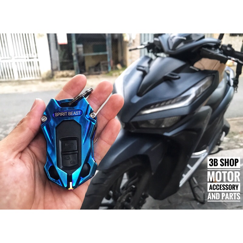Spirit Beast-Ốp Remote CNC cho smartkey các dòng xe Honda 2 nút bấm