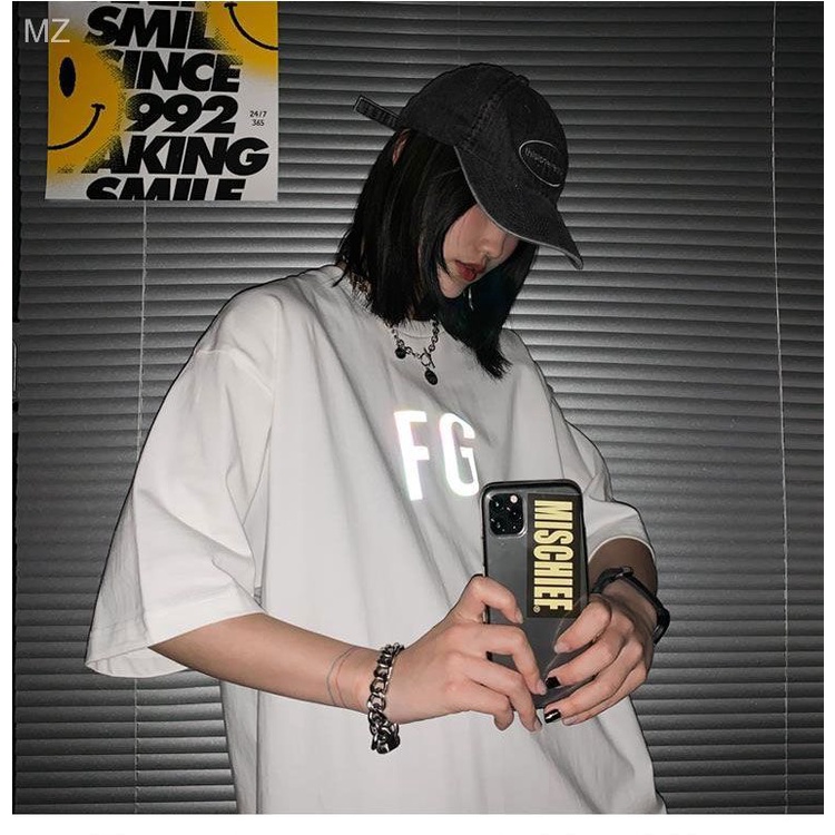 ÁO THUN, ÁO PHÔNG TAY LỠ NAM NỮ UNISEX OVERSIZE, ÁO PHÔNG FORM RỘNG FG PHẢN QUANG D33