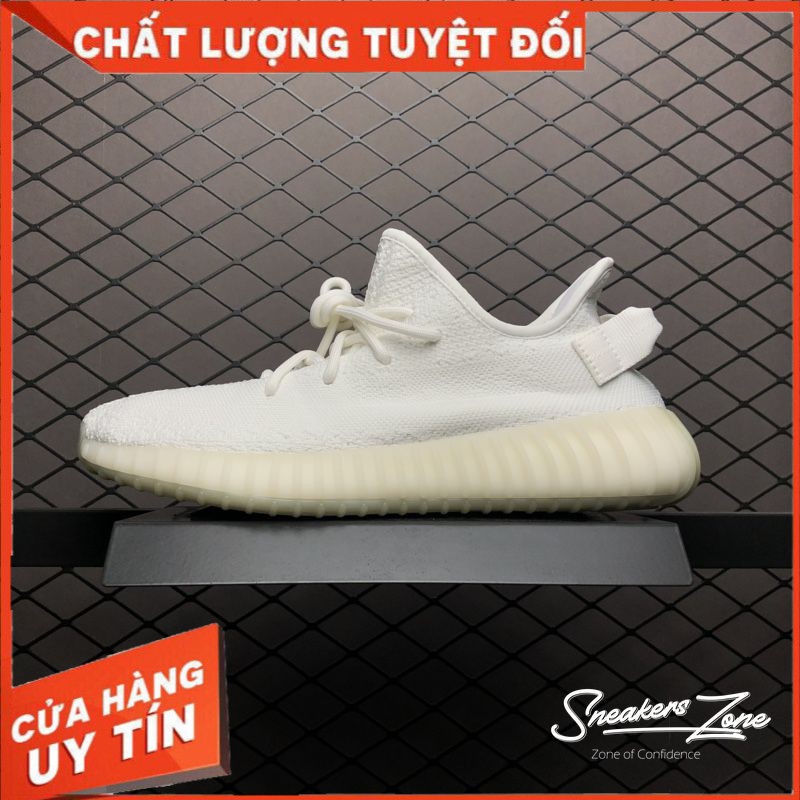 (FREESHIP+HỘP+QUÀ) Giày Thể Thao Sneaker  YZ 350 V2 Full White Trắng Cực Êm Nhẹ Thoáng Khí Phong Cách Cho Cả Nam Và Nữ