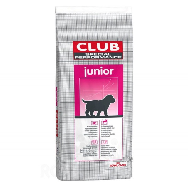 Thức ăn hạt cho chó Royal Canin Club PRO junior A3 - BAO 20KG