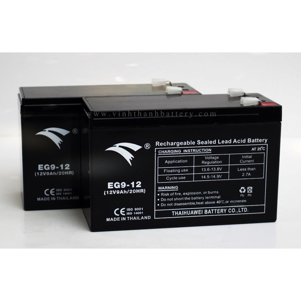 Ắc quy UPS, xe đạp điện Eagle 12V - 9Ah