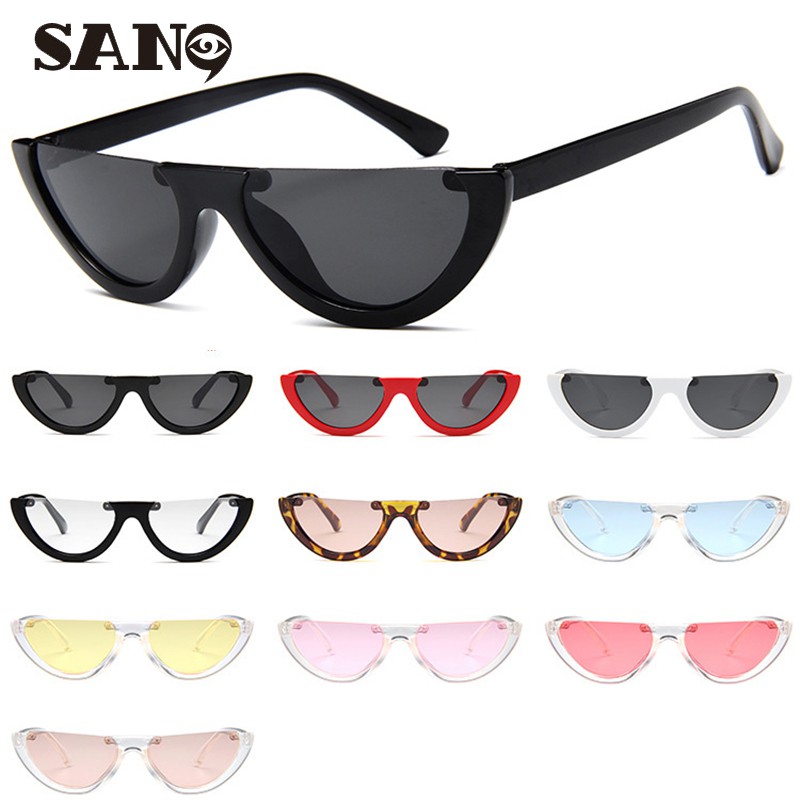 Kính mát mắt mèo nửa tròng phong cách vintage | BigBuy360 - bigbuy360.vn