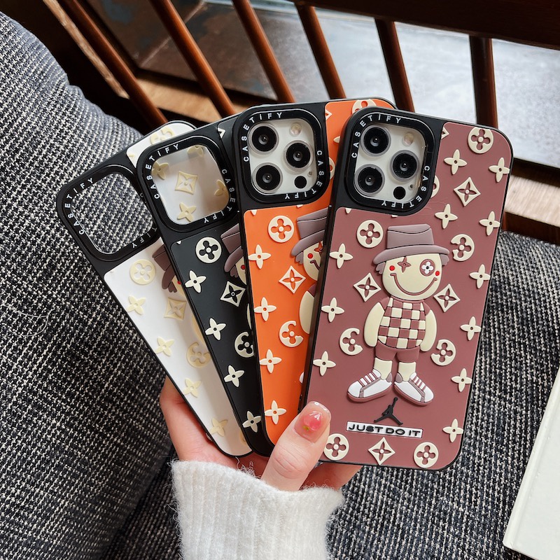 Casetify Ốp Điện Thoại Silicon In Logo Nike Air Jordan Sang Trọng Cho iPhone 15 14 13 12 11 Pro Max 7 8 Plus SE XR